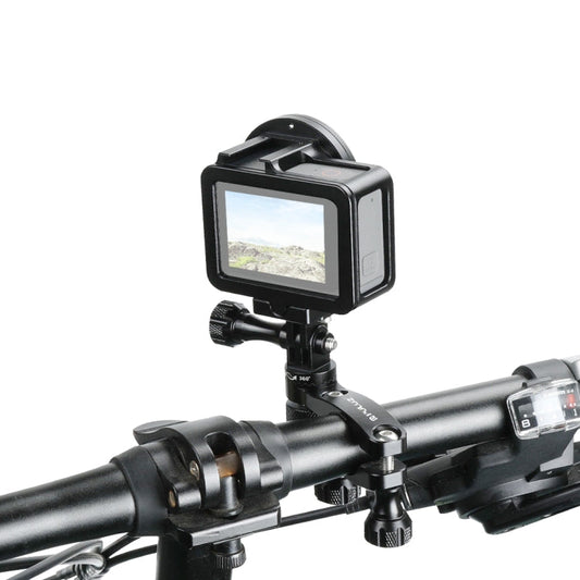 Soporte PULUZ adaptador de manillar de aluminio para bicicleta con rotación de 360 grados con tornillo para GoPro Hero12 Bla…