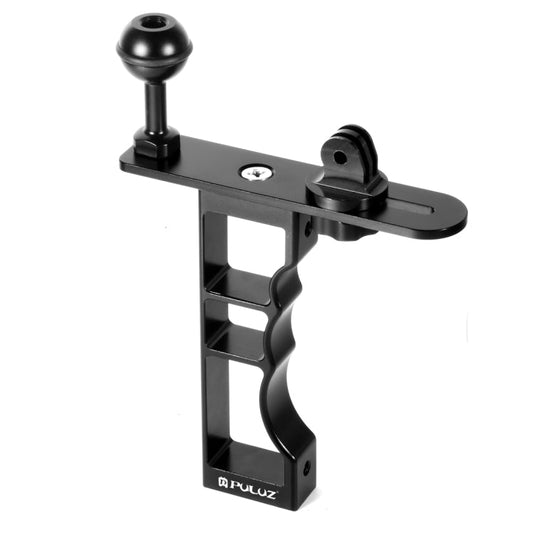 Soporte PULUZ CNC Aluminio para fotografía de buceo con una sola mano Soporte de mano, Compatible con, GoPro NEW HERO / HERO…