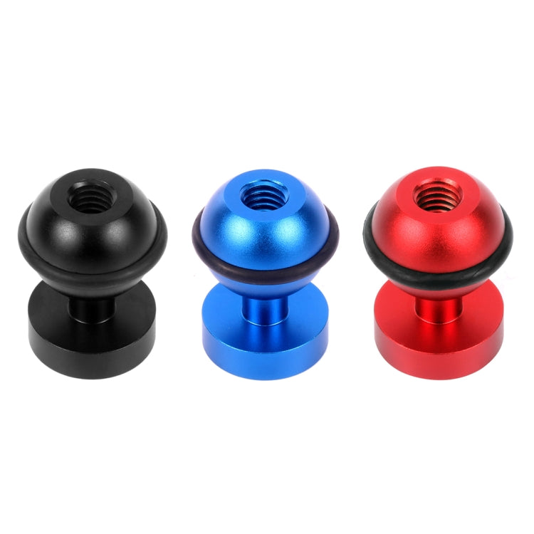 Adaptador de cabezal esférico de aluminio CNC PULUZ para GoPro, Insta360, y otras cámaras de acción, diámetro: 2,5 cm (azul)…
