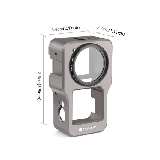 Jaula de aleación de aluminio PULUZ CNC (color titanio) — imagen 2