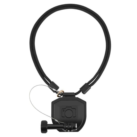 Soporte magnético para cuello para cámara de acción PULUZ Correa para el cuello Vlog POV para DJI Osmo Action (negro) — imag…