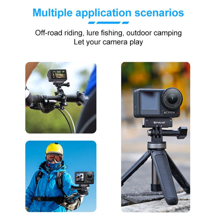 Base metálica de liberación rápida magnética PULUZ para DJI Osmo Action 5 (negra) — imagen 7