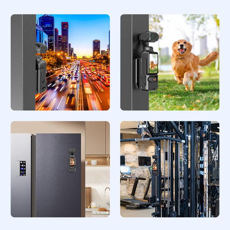 Soporte de base magnética plegable PULUZ para DJI Osmo Pocket 3 (negro) — imagen 10