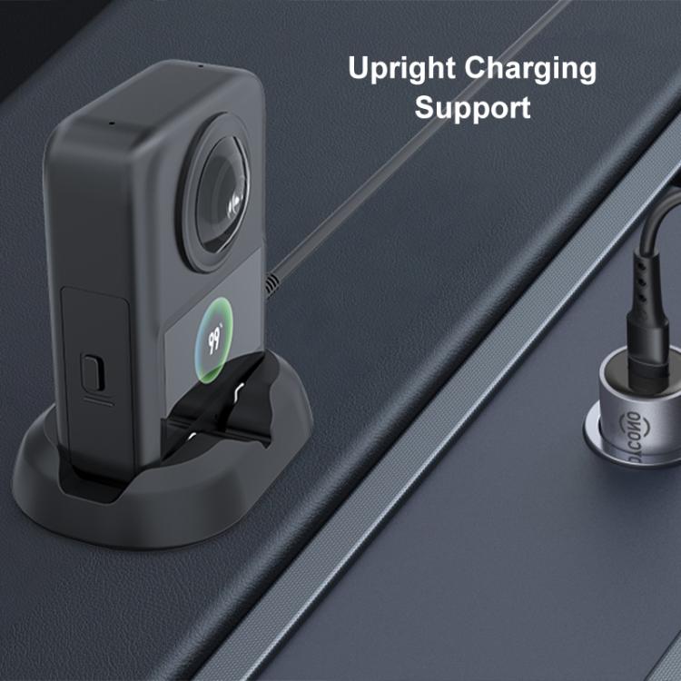 Soporte de silicona para auto PULUZ para DJI Osmo 360 (negro) — imagen 10