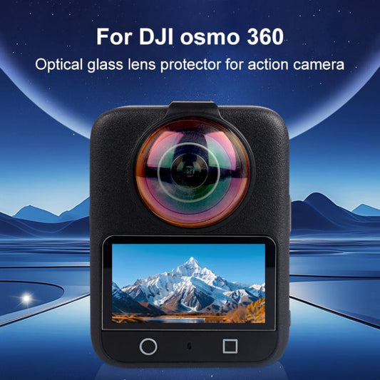 Lente de vidrio Protector de templado óptico PULUZ para DJI Osmo 360 (negro) — imagen 2