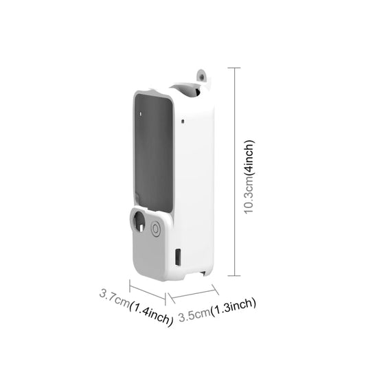 Juego de fundas de silicona PULUZ 3 en 1 para DJI Osmo Pocket 3 (blanco) — imagen 2