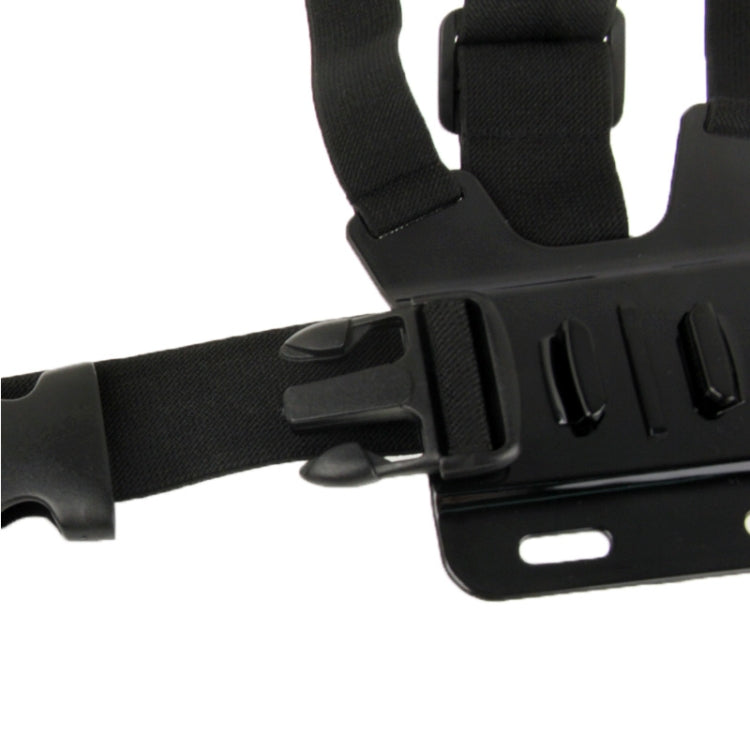 Soporte de montaje para correa de hombro con cinturón elástico en el pecho delantero para deportes extremos para GoPro HERO1…