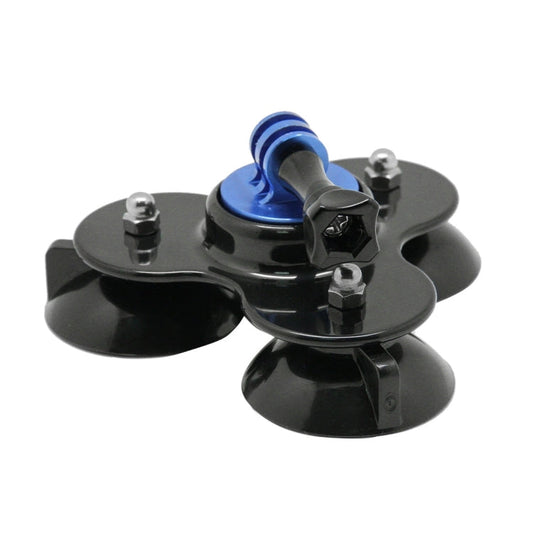 Soporte de ventosa de dirección triangular con soporte para trípode + tornillo de mango para GoPro Hero12 Black / Hero11 /10…