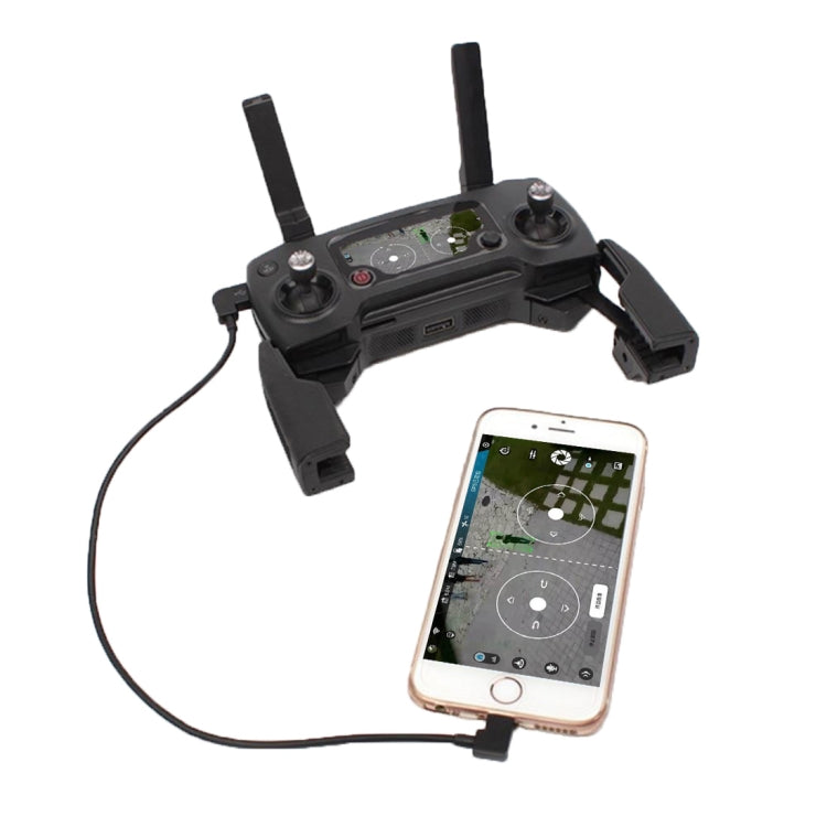 Cable de datos de conversión Conector de micro USB a 8 pines de 30 cm, iPhone, iPad para DJI Mavic 2 Pro / Mavic Pro para DJ…