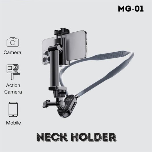 Soporte JMARY MG-01 para el cuello para cámara de acción POV/Vlog, soporte para selfies, manos libres — imagen 2