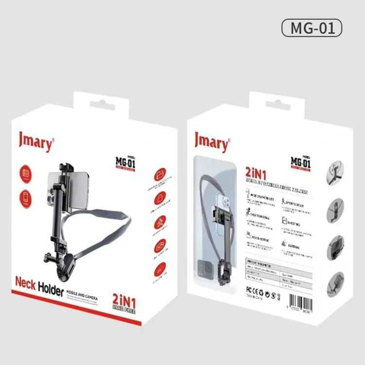 Soporte JMARY MG-01 para el cuello para cámara de acción POV/Vlog, soporte para selfies, manos libres — imagen 6