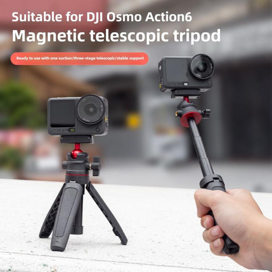 Soporte magnético telescópico para trípode y palo selfie para DJI Osmo Action 6 — imagen 2