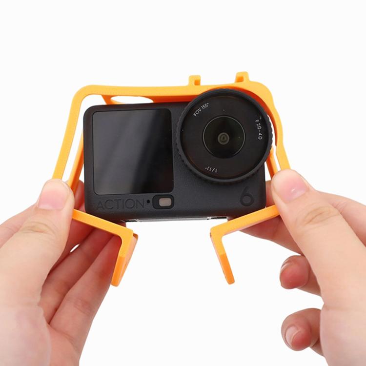 Jaula de zapata Adaptador de expansión de fría para DJI Osmo Action 6 (amarillo) — imagen 9
