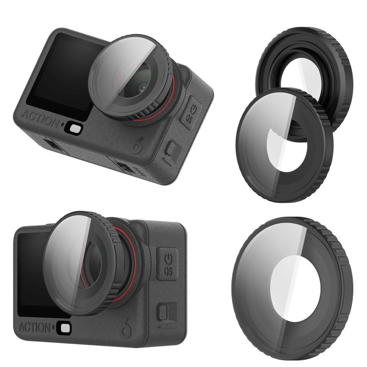 Filtro Para la cámara, UV, protector de cristal para DJI Osmo Action 6 (negro) — imagen 5