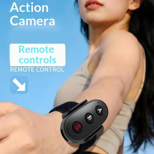 Control remoto Bluetooth de 3 botones D09, Insta360, GoPro y otras cámaras de acción y teléfonos inteligentes (rosa) — image…