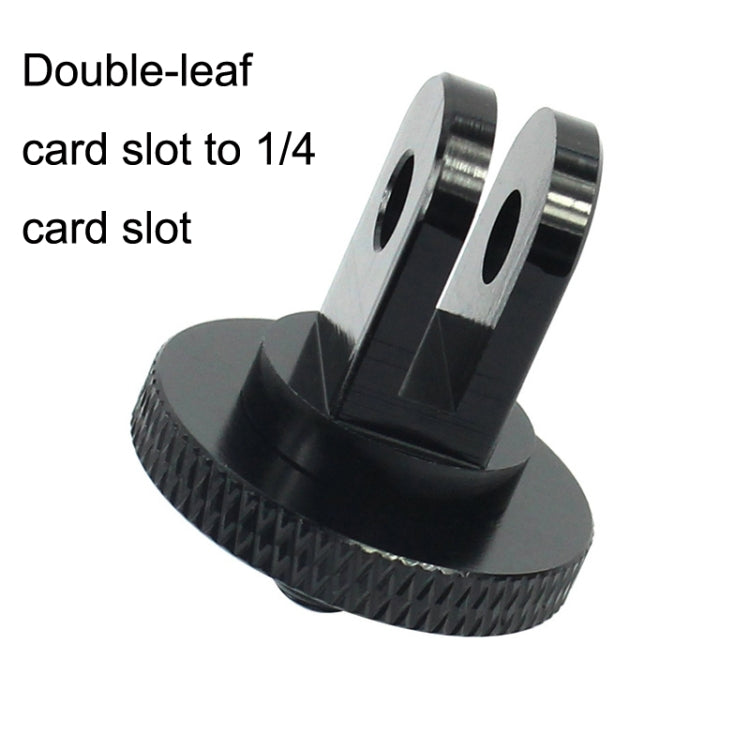 TELESIN aleación de aluminio 1/4 cabezal de transferencia accesorios de cámara deportiva para GoPro HERO11 Black / HERO9 Bla…
