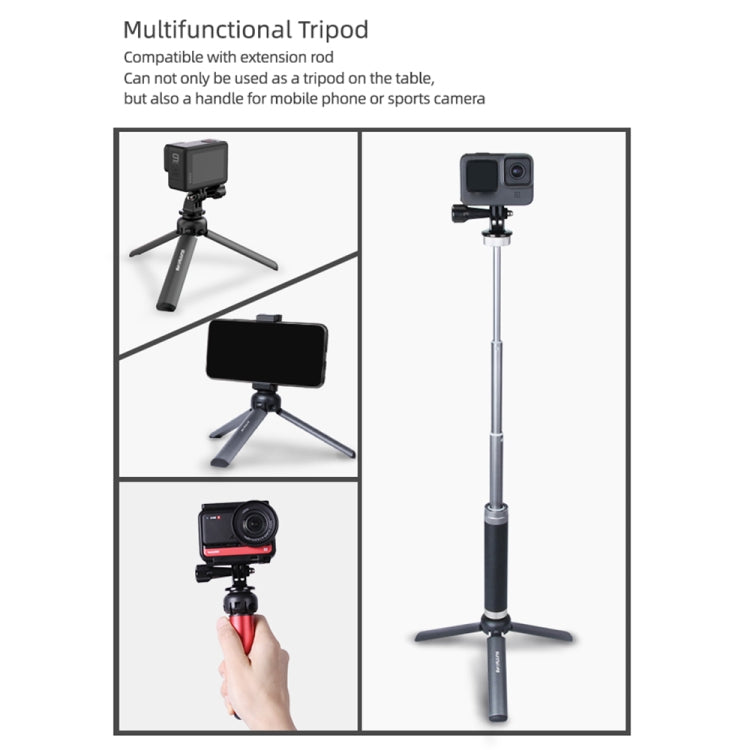 Soporte Sunnylife para Insta360 Go / Osmo Acción / Gopro Monte Estabilizador Aluminio Aleación Mini trípode para DJI Mini —…