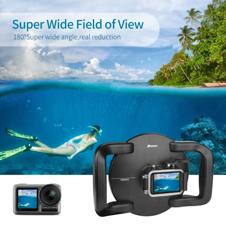 Funda de alojamiento de cubierta XTGP546 Puerto de cúpula Cámara de cámara de buceo bajo el agua transparente — imagen 7