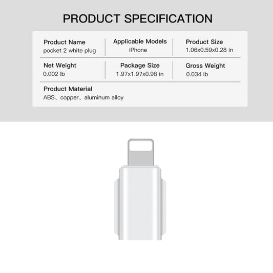 Adaptador de teléfono inteligente RCSTQ para el bolsillo OSMO 1/2, Color: 8 PIN para DJI Osmo — imagen 2
