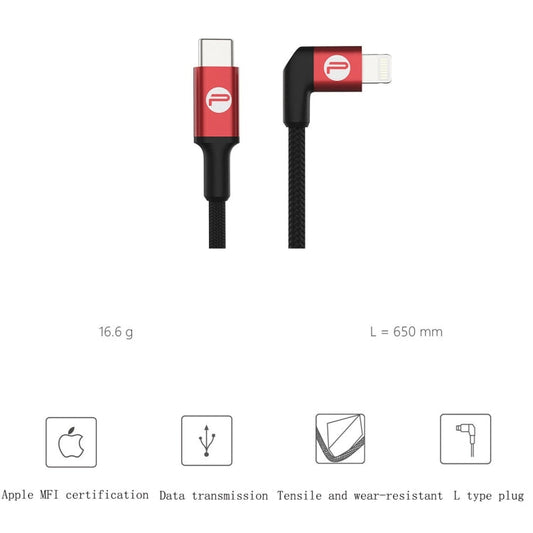 Cable de datos PGYTECH TYPE-C / USB-C a 8 PIN para DJI Osmo Pocket — imagen 2