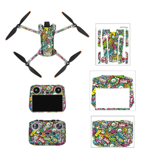 SunnyLife Dron+Remote Control Protective Sticker para DJI Mini 3 Pro (Lindo Pig) — imagen 2