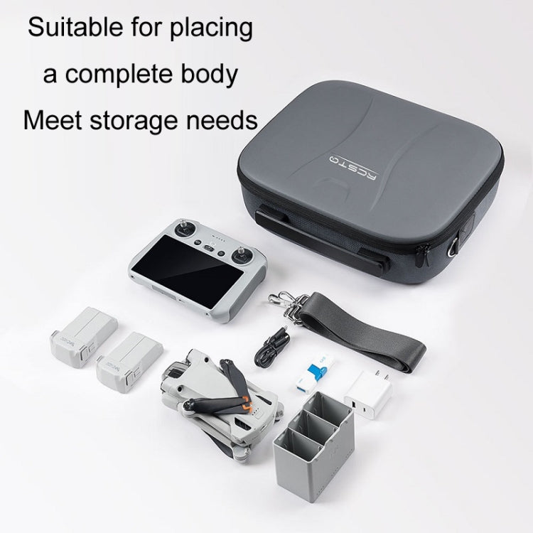 Bolsa de almacenamiento RCSTQ Control remoto portátil para DJI Mini 3 Pro (Gris) — imagen 10