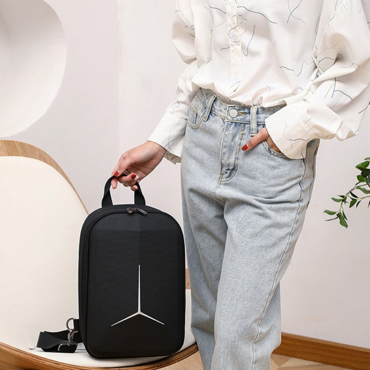 Bolsa de pecho Dron Mochila Bolsa cruzada Caja de almacenamiento para DJI Mini 4 Pro (Negro) — imagen 9