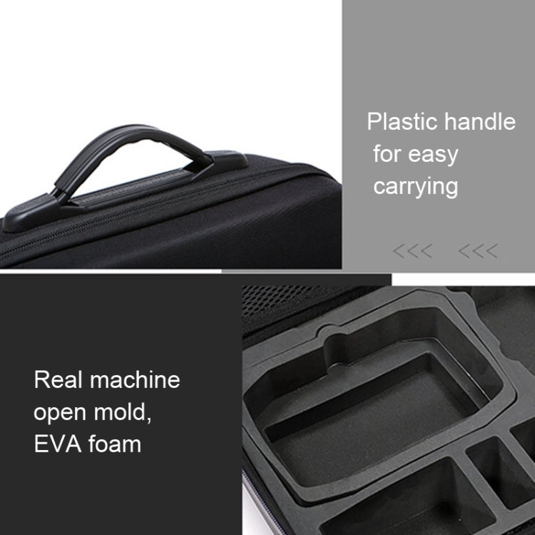 Estuche Mochila Bolsa de mensajero Organizador para DJI Mini 4 Pro (Patrón de diamante de Pu) — imagen 6