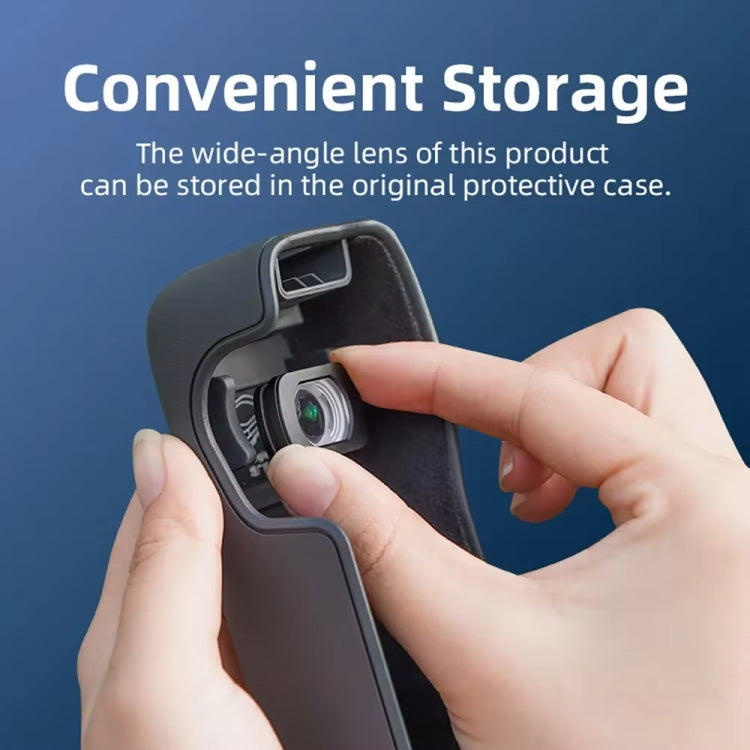 Lente gran angular magnética que extiende el campo de visión a 112 grados para DJI Osmo Pocket 3 — imagen 9