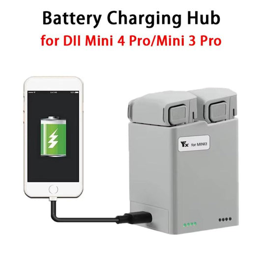 Batería Cargador de doble vía, administrador de sin enchufe para DJI Mini 4 Pro / Mini 3 Pro para DJI DJI Mini 4 Pro, DJI Mi…