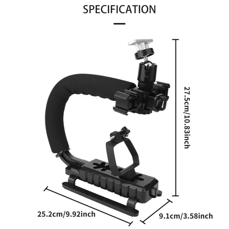 Kit estabilizador de mano en forma de U, videografía de bodas y vlogs diarios para DJI Air 3S — imagen 10