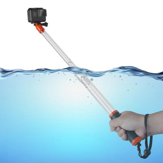 Palo selfie impermeable TELESIN para GoPro HERO Serie, Serie y otras cámaras deportivas para DJI Osmo Action (transparente)…