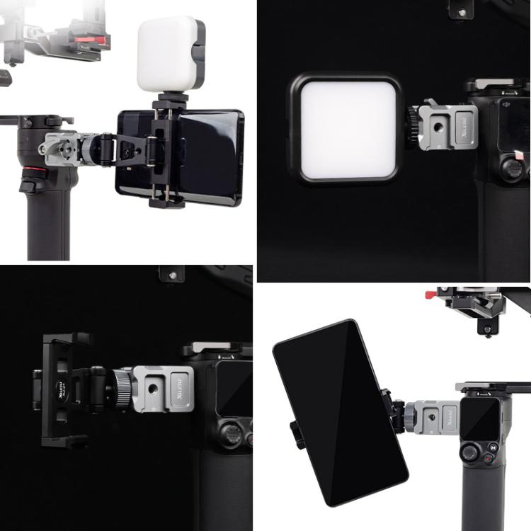 Adaptador de zapata fría con abrazadera NATO de liberación rápida XILETU para estabilizador de la serie Ronin para DJI RSC 2…