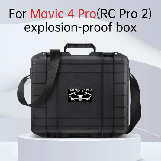 Estuche a prueba de explosiones con correa para el hombro para DJI Mavic 4 Pro (patrón blanco) — imagen 2