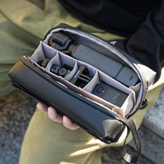 Estuche de transporte portátil Universal TELESIN para DJI Osmo Pocket 3 (negro) — imagen 2