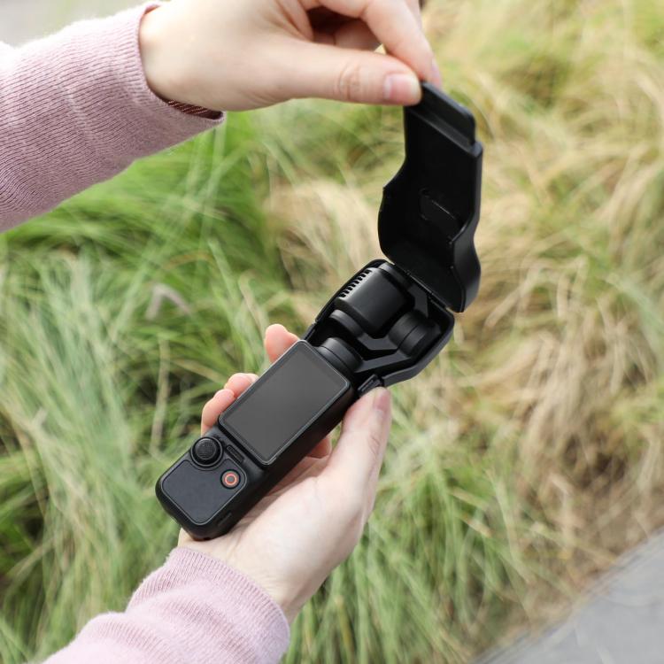 Estuche protector Amazear, todo en uno, antiarañazos y con ranura para filtro para DJI Osmo Pocket 3 (negro) — imagen 8