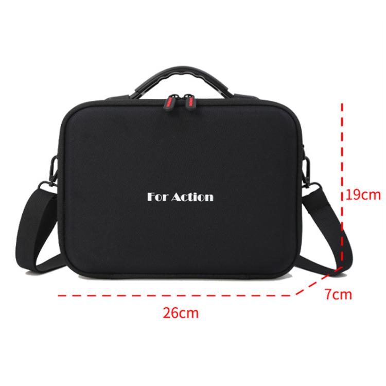 Estuche de transporte, kit todo en uno, resistente, para hombro y mano (gris) — imagen 7