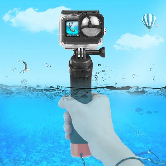 Empuñadura flotante para cámara de acción GoPro/ /Insta360, resistente al agua y con cable de acero antipérdida para DJI Osm…