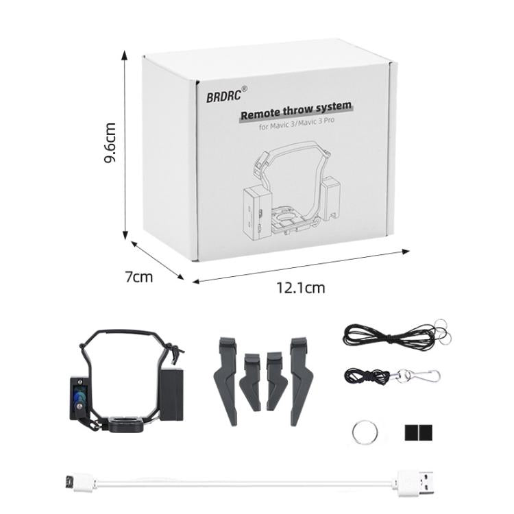 Lanzador aéreo para dron /3 PRO BRDRC para DJI Mavic 3 Pro (gris oscuro) — imagen 8