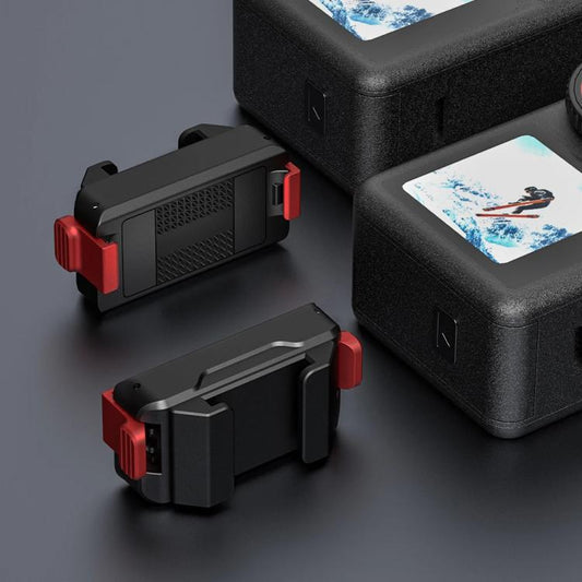 Base de zapata Adaptador magnético de liberación rápida con fría para DJI Osmo Action 5 (negro) — imagen 2