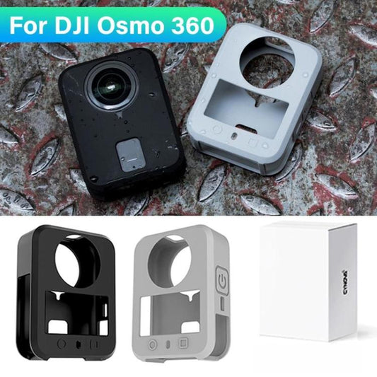 Funda de silicona CYNOVA, antiarañazos y a prueba de golpes, protección integral para DJI Osmo 360 (gris) — imagen 2