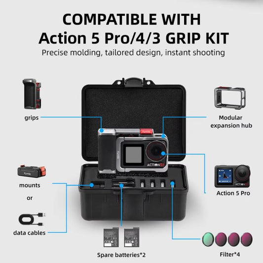 Estuche Flymile, organizador de almacenamiento para kit de fotografía callejera (negro) — imagen 2