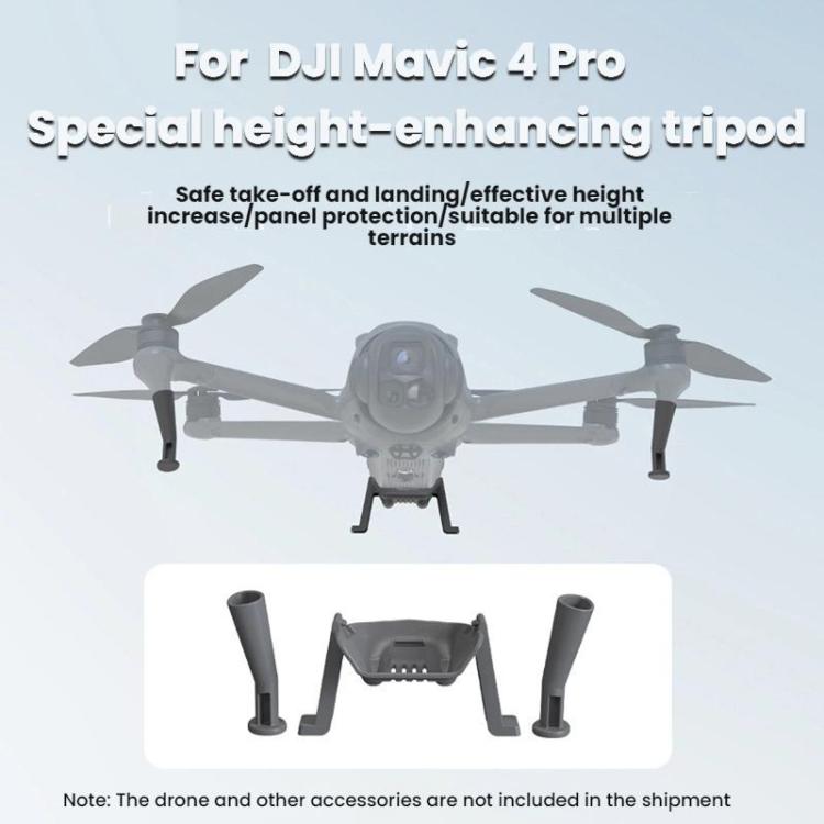 Trípode de aterrizaje y elevación BRDRC para DJI Mavic 4 Pro (gris) — imagen 9