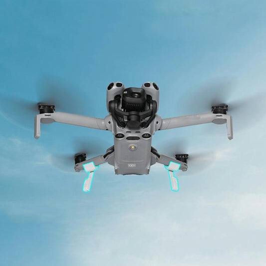 Soporte 1 par de tren de aterrizaje extensible en altura, protector plegable no desmontable para DJI Mini 5 Pro (gris) — ima…