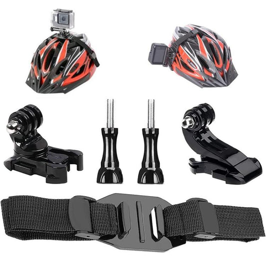 Soporte Universal para cámara de casco de bicicleta, correa ajustable para cascos ventilados/esqueleto, compatible con GoPro…