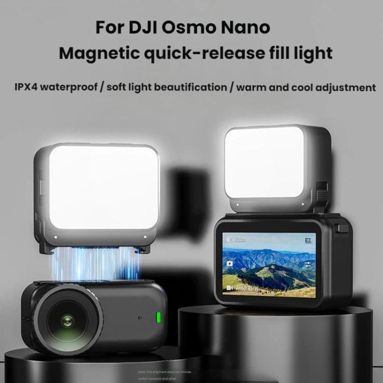 Luz de relleno para fotografía selfie portátil Osmo Nano Flymile (negra) para DJI Osmo — imagen 10