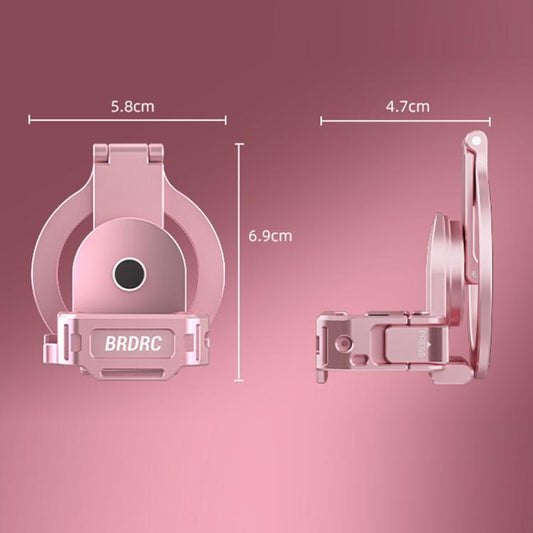 Soporte magnético expandible para teléfono BRDRC con zapata fría para DJI Osmo Pocket 3 (rosa) — imagen 2