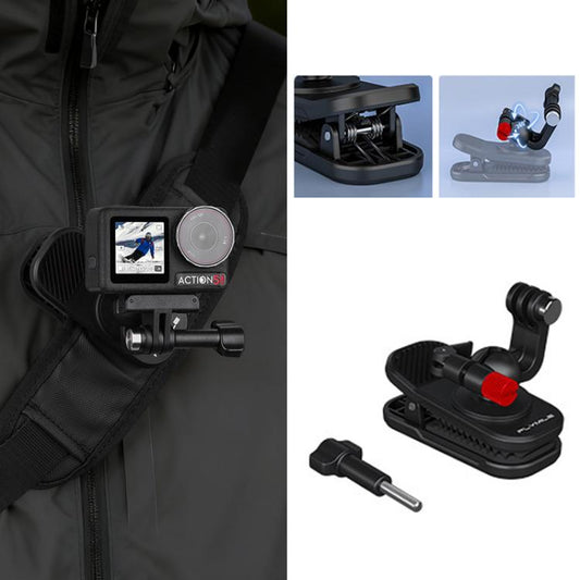 Soporte para cámara con correa de hombro para mochila /GoPro/Insta360, especificaciones: estándar — imagen 2