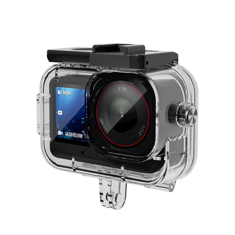 Carcasa impermeable, 70 m, IPX8, para buceo, con doble zapata fría para DJI Osmo Action 6 (transparente) — imagen 11