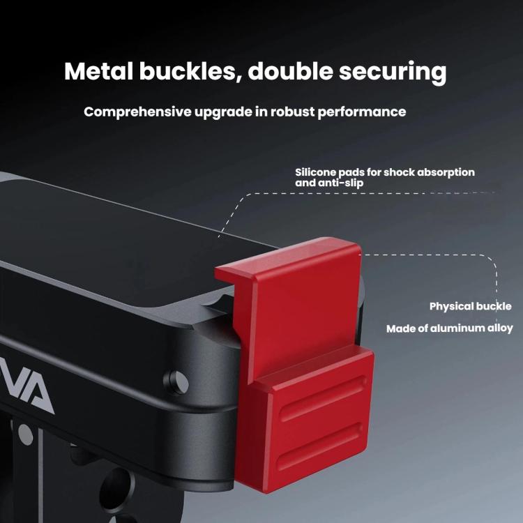 Adaptador de montaje de liberación rápida magnético CYNOVA para DJI Osmo Action 6 (negro) — imagen 5